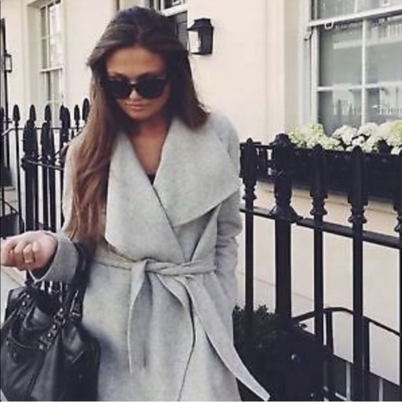 waterfall coat zara